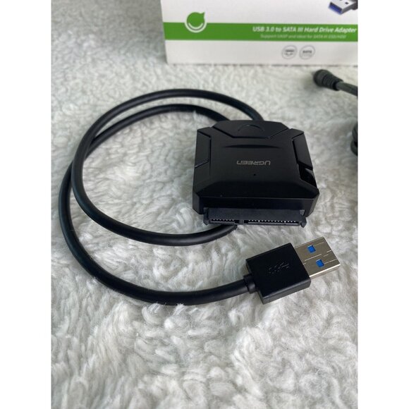 New UGREEN USB 3.0 to SATA III (2.5" / 3.5") HDD or SDD Hard Drive Adapter 20231 - Picture 2 of 12